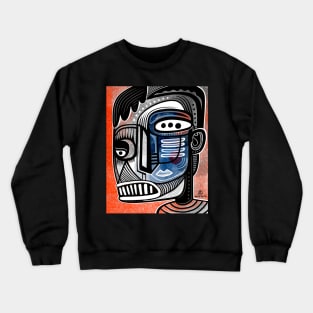 Abstract face Crewneck Sweatshirt